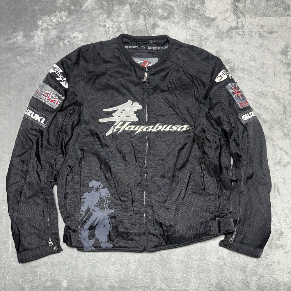 Hayabusa Joe Rocket Motorcycle Biker Jacket Mens Size Large